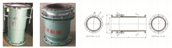 管道伸缩节图片和结构简图